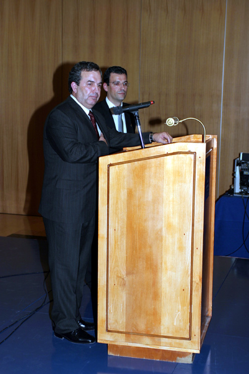 El Presidente de la Diputacin Provincial y Joaqun Gonzlez
