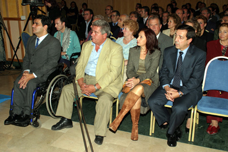 Gonzalo Rivas, Joaqun Fernndez, Ricardo Milln y su esposa